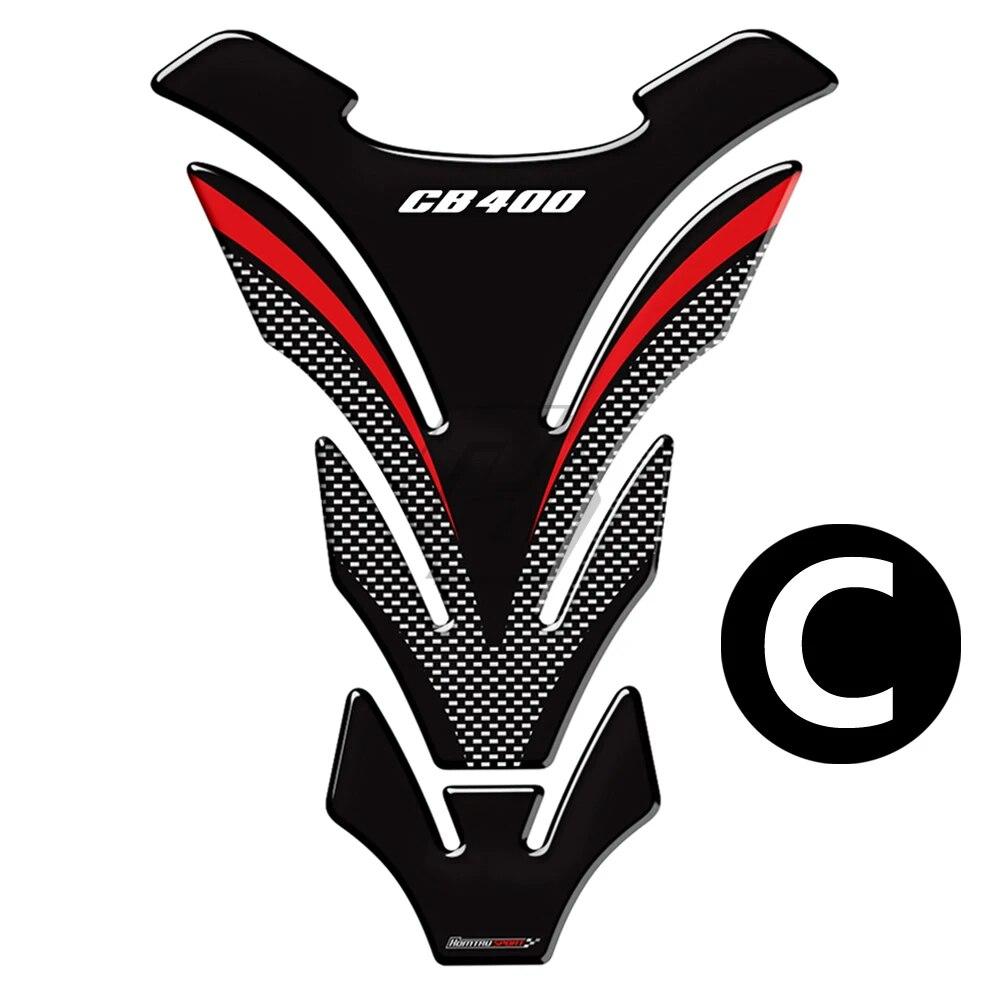 

3D карбоновый мотоциклетный бак, защитная наклейка, наклейки, чехол для Honda CB400 CB 400 C