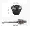 1Pz/4Pz 22mm Universale Auto Pulsante a Pressione Kit Perni Cofano Alluminio Rilascio Rapido Blocco Paraurti Targa Clip di Blocco