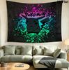 Pokemon Wall Tapestry Aesthetic Wall Hanging Printed Fabric Blanket Decorative Tapestries For Bedroom Living Room Home Decor