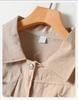 Autumn 2025 Women's Casual Set: Slim Lapel Top & High-Waisted Wide-Leg Pants
