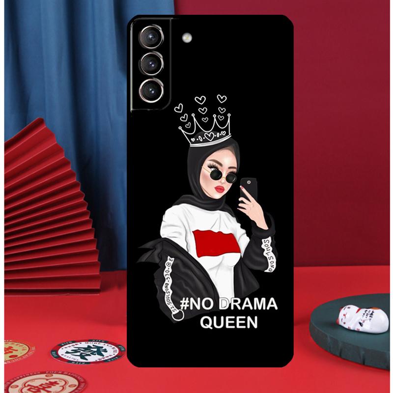 Islamic Muslim Hijabi Girls Phone Case For Samsung Galaxy S24 Ultra S9 S10 S20 S21 S22 Plus S23 FE S25 Ultra Back Cover