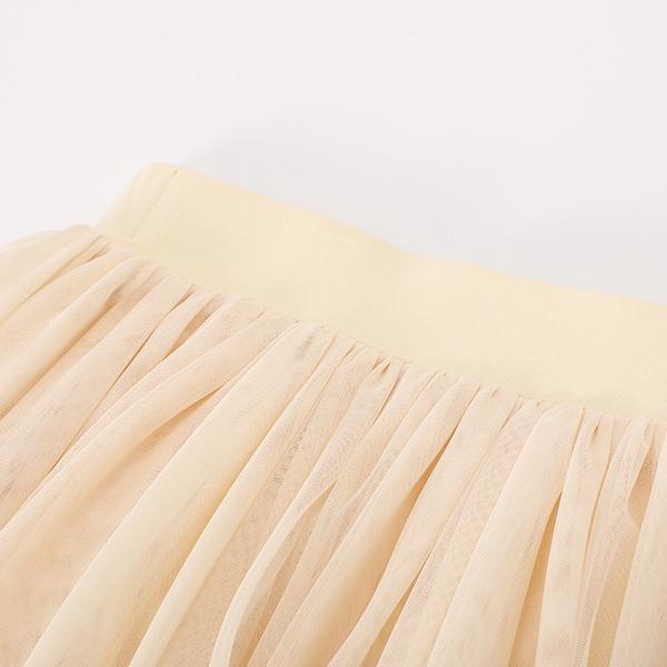 Summer Tutu Skirt Girls' Princess Skirt Mid Length Skirt Cake Puff Skirt