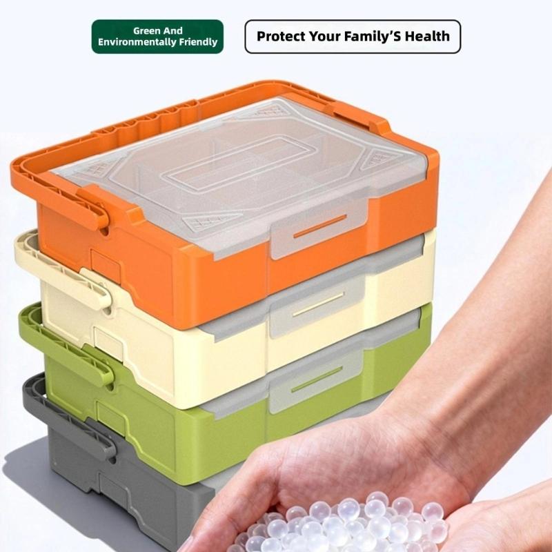 Space Efficient Stackable Storage Container Up To 3 Layers Organize Tool Hardware And Small Items Clear Lid Design