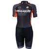 Powerslide Kombinezon Męski Krótki Rękaw Jazda na Rolkach Speed Skinsuit Ciclismo Łyżwiarstwo Szybkie Odzież do Jazdy na Rolkach
