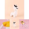 Zoonomaly Peluche Gardien de Zoo Parc Animalier Exceptionnel Poupée en Peluche Courte Personnage de Dessin Animé Autre Coton PP Personnalisé Blanc Jaune 48*7*40cm