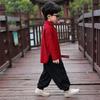 Boys' Hanfu Tang Suit: Autumn/Spring Ancient Style Performance Outfit