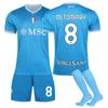 A2526 Neapel Trikots Heim 11 De Braunet Fußballuniformen Kinderkleidung 19 Hoyren 8 McTominay