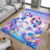 1PC Unicorn Fantasy Anti-slip Carpet, Suitable for Office, Bedroomand Playrooms. It Can Also Be Used As a Sofa Footrest cover-R81