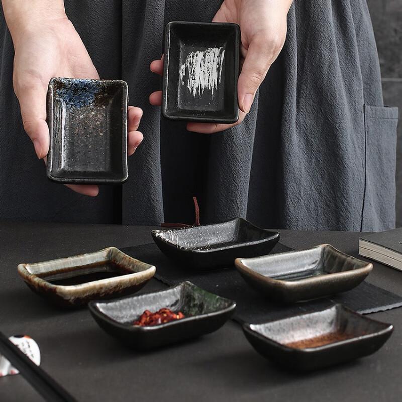 Japanese Style Ceramic Dipping Dish Set