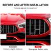 Car Chrome Front Hood Grille AMG Emblem Badge Auto Trinket Styling For Mercedes Benz GLA C E S G Class CLA GLK W211 W212 W213