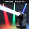 U`King 2pcs 40W LED Beam Moving Head Light RGBW Beam Effect Stage Lights DMX Sound Activated Moving Head Lights