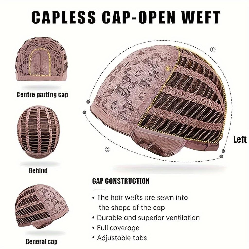 Woven Wigs Elegant Short Bob with Bangs for Women Rose Net Cap