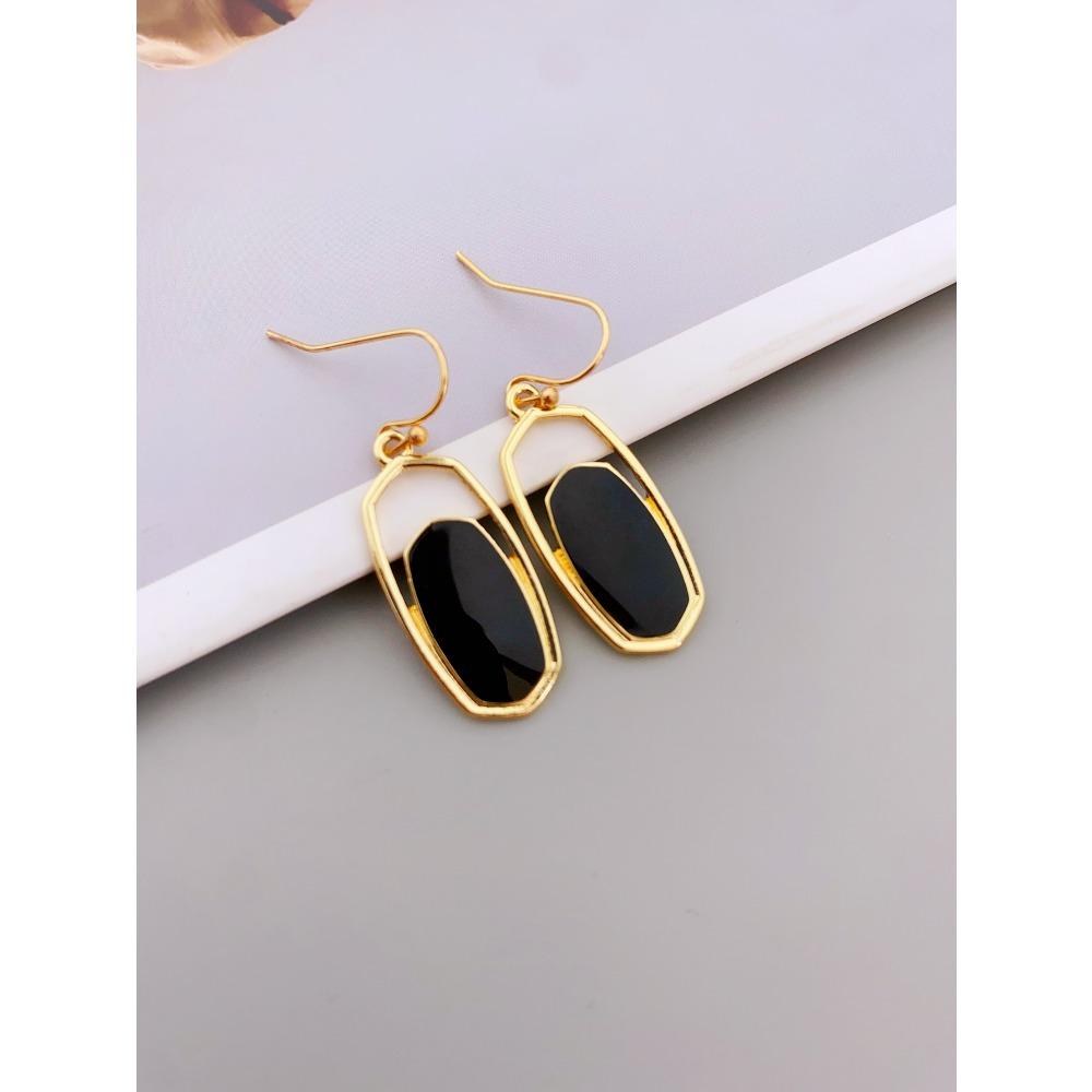 

Элегантные женские серьги из цинкового сплава в форме капель, цветов, круглых и ромбовидных корейских серег