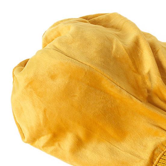 3Pcs/Set Women Winter Hat Scarf Gloves Set Plush Ball Decor Rhombus Texture Knitting Hat