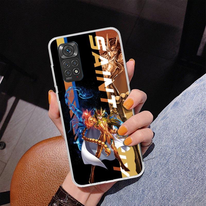 

Anime Saint-Seiya Phone Case For Xiaomi Redmi Note 15 14 13 12S 12 11 Pro Plus 14S 11S 11E 10 10S 11T 5G Personalized Cover Redm Redmi Note 12 Pro 4G