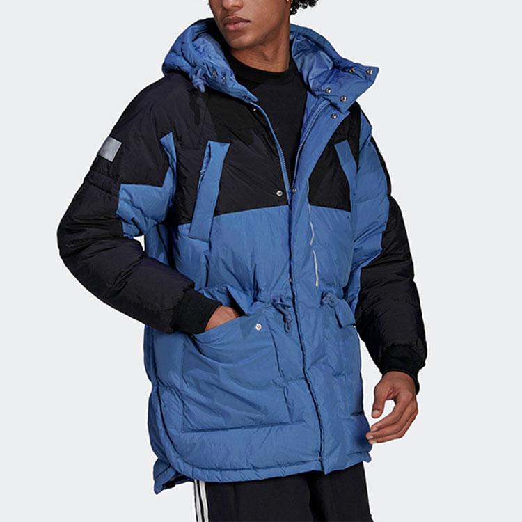 New Adidas Adventures Down Jacket Men's Blue HL6745