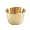 Stainless Steel Round Dipping Sauce Cup for Fries, Salad, and Seasoning