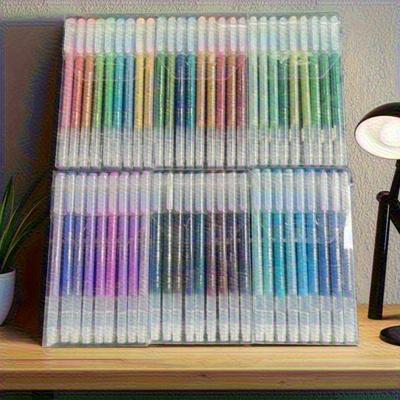 9-Farben-Gelstift-Set - Fluoreszierende Marker mit großer Kapazität für Journaling, Notizen, Zeichnen & Bürobedarf