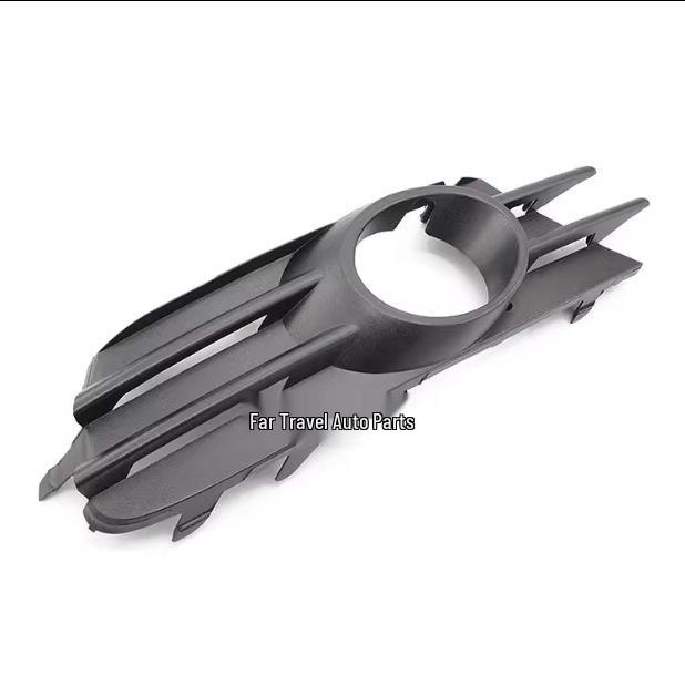 Compatible Lower Front Bumper Mesh Grille with Fog Light Trim for 09-14 Scirocco