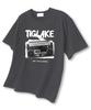 TI.GLAKE Retrodio Oversized Short Sleeve T-Shirt Dark Gray