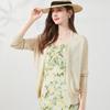 Women's Silk Blend Lightweight Knit Cardigan