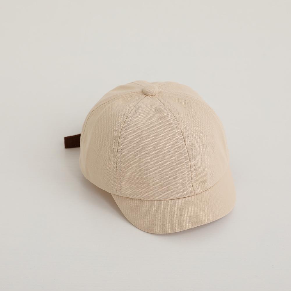 Short Brim Baby Baseball Cap New Solid 6-18M Children Sunhat Boy Girl Cotton Snapback Caps Casual Hat Kid Hip Hop Fishing Hat