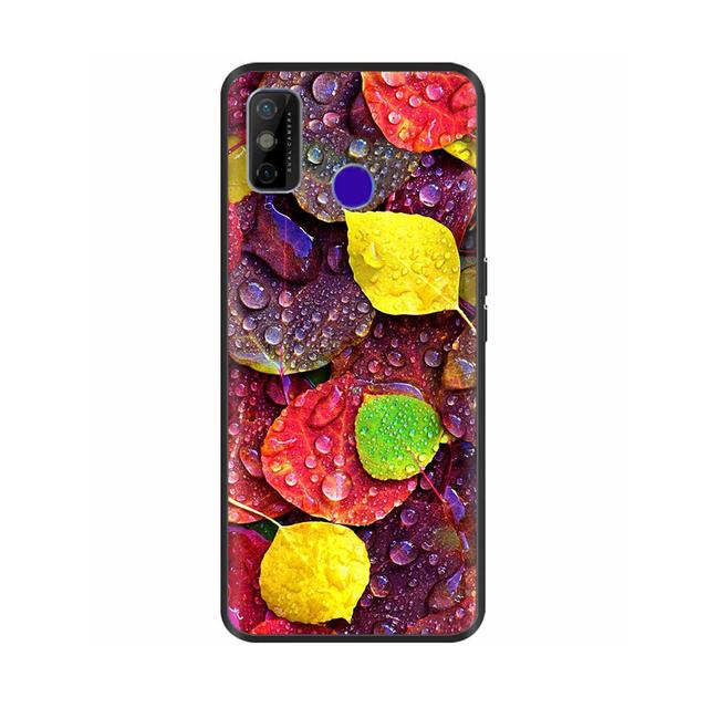 Pentru Tecno Spark 6 Go Husă pentru telefon Husa din silicon moale de desene animate pentru Tecno Spark 6 Go Spark6 Go Negru Tpu Bara de protecție drăguță de desene animate