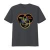 1984 Un Mundo Feliz Fahrenheit 451 Estás Aquí Ciencia Ficción Distopía Camiseta vintage Lavada Casual Ligeramente ropa de diseñador
