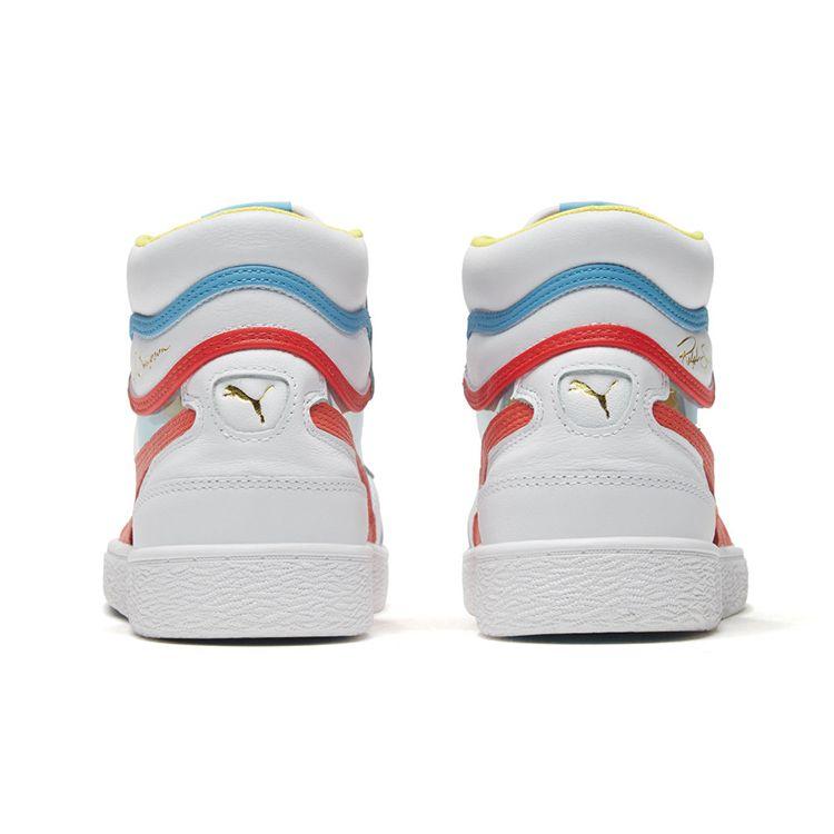 Puma Ralph Sampson Mid Glass Unisex White Mid Top Sneakers 371582-02