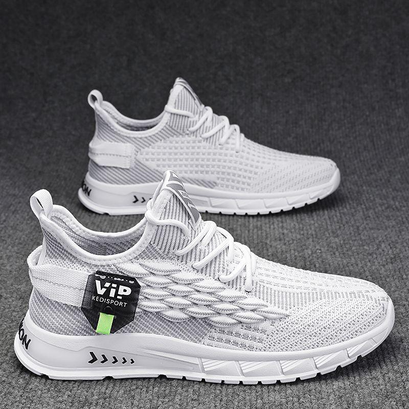 Buty męskie buty letnie buty męskie nowe modne buty siateczkowe tkane buty męskie buty sportowe czarne miękka podeszwa lekkie