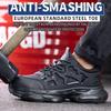 Neueste Arbeitssicherheitsschuhe für Herren Anti-Smash Anti-Puncture Arbeitssneaker Stahlkappenschuhe Leichter Komfort Schutzschuhe