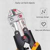 Bolt Cutter 8", Chain Lock Cutter Heavy Duty For Locks Screw Cutter Chain Link Fence Cutter Scissors Tools