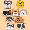 Unisex Brooch Cartoon Pet Dog Design Zinc Alloy Brooch Pin Sweater Suit Lapel Decorative Enamel Badge Outfit