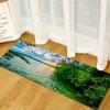 Scenic Door Mat Kitchen Dirt-Resistant Long Absorbent Non-Slip Foot Mat Bedroom Living Room Carpet Floor Mat
