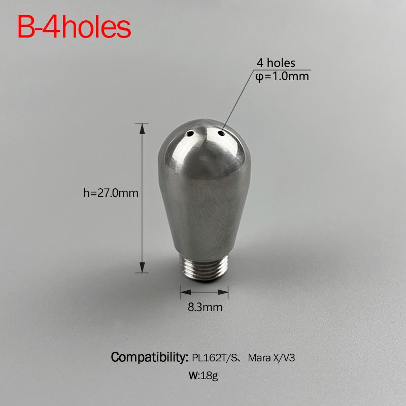 LELIT Coffee Machine Steam Milk Nozzle 1.0mm Aperture 3/4 Hole Compatible with PL91T/PL81T/PL41T/PL82T/PL162T/S/Mara x/V3 Models 3