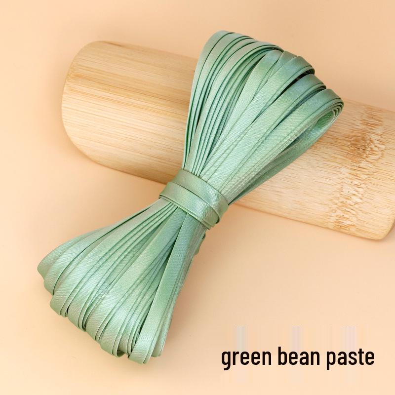 

Hengmeihe Атласная тесьма для окантовки ципао - 0,6 см Не требующая глажки отделка для подгиба одежды