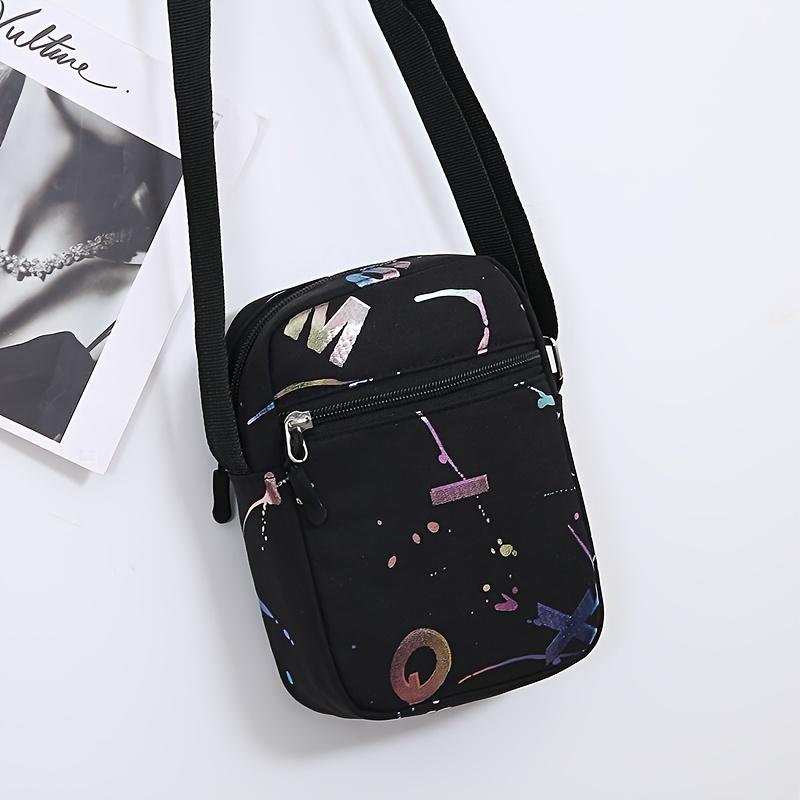 

Нейлоновая сумка кроссбоди большой вместимости - Шикарная женская универсальная дорожная наплечная сумка с полиэстеровой подкладкой чёрный