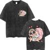 Karol G Tropicoqueta  Album Latina Foreva Washed T Shirt Men Women Trendy Loose Tshirts Casual Cotton Retro Street T Shirts