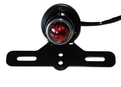 Szmsmy Szmsmy Motorrad Universal Rücklicht Diamantschliff Linse Kennzeichenleuchte Inklusive C
