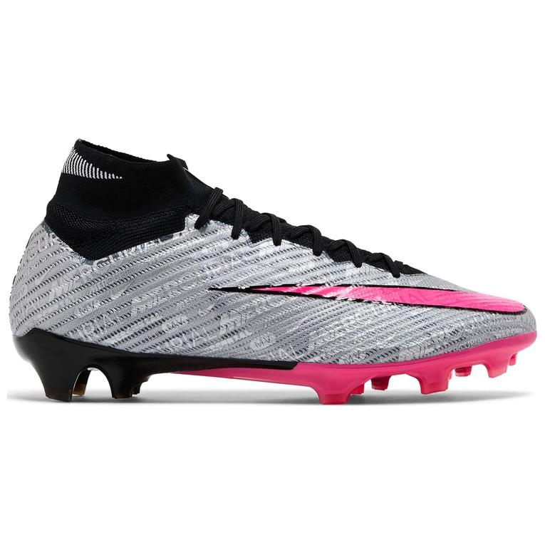 Nike Zoom Mercurial Superfly 9 Elite FG 25th Anniversary Pack Men Sneakers Silver Metallic-Silver Black FJ2970-060