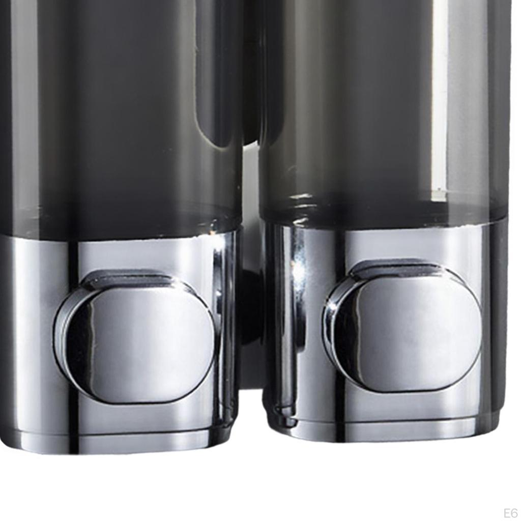 Mount Manual Liquid Soap Dispenser Large Capacity Bath Shower Dispenser, Refillable, Reusable