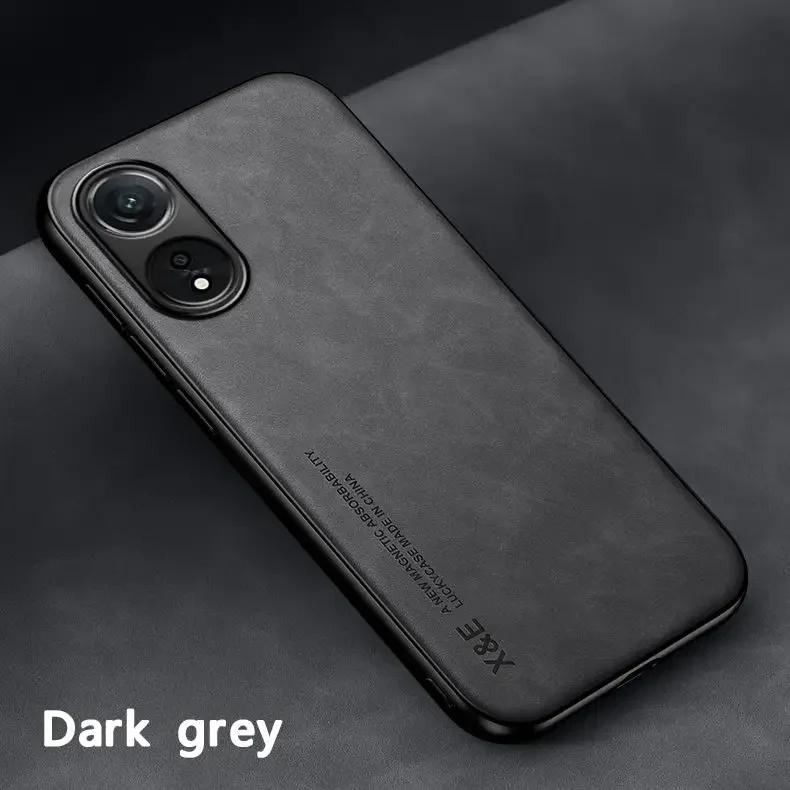 Magnetic Suede Leather Case For OPPO A79 A78 A58 A38 A18 A98 A17 A57 A57S 5G Protective Cover Shockproof Fundas Coque Capa Hülle