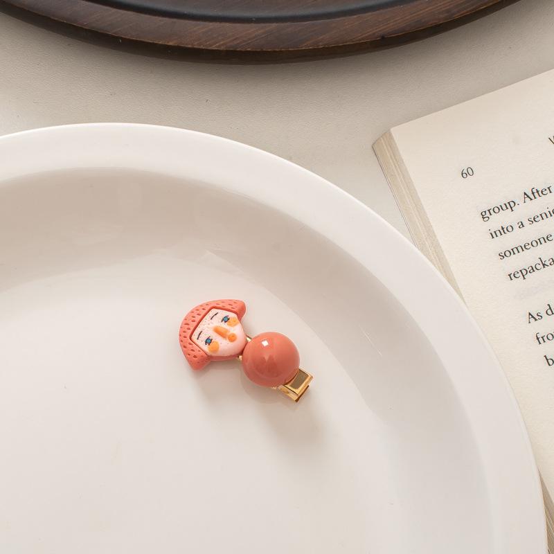 

Милые мультяшные заколки-уточки для волос для женщин, ручной работы, в корейском стиле, забавные аксессуары для волос 01 розовый