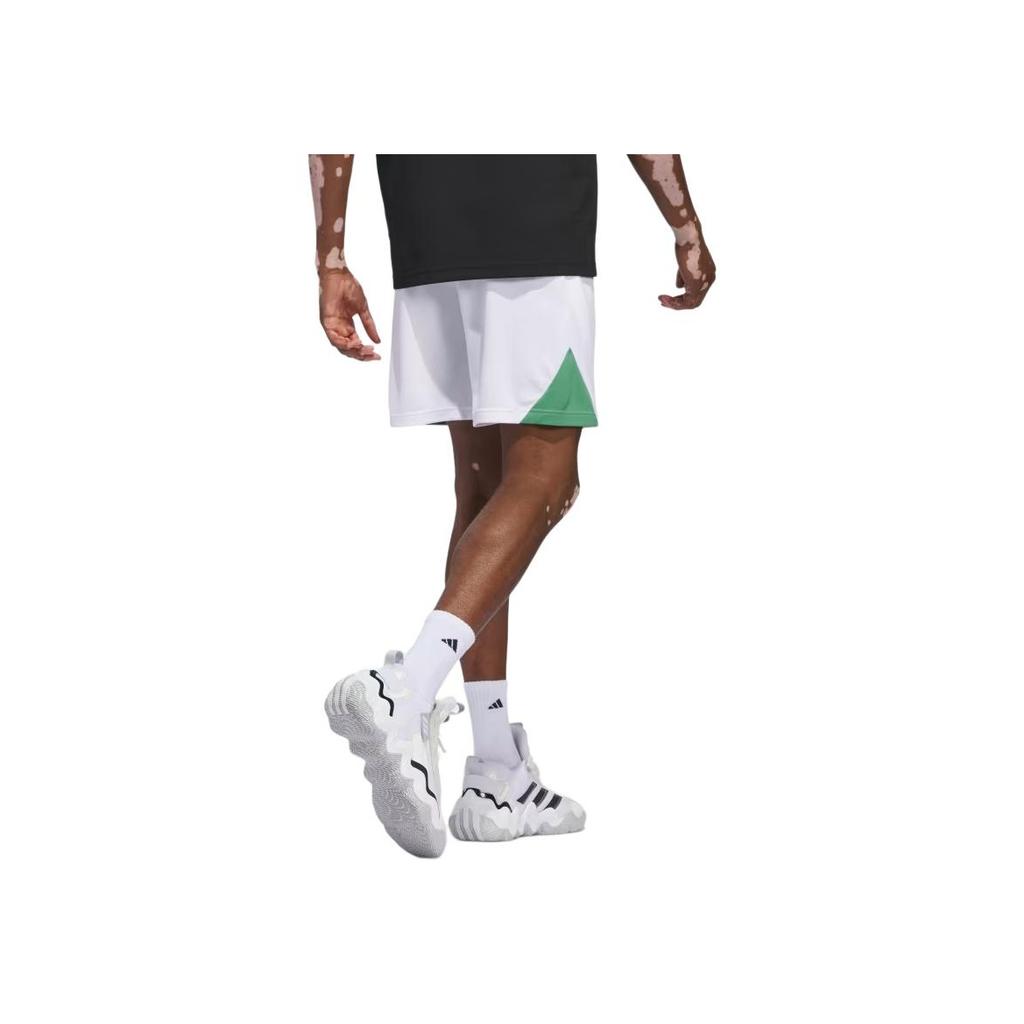 New Adidas Basketball Badge Of Sport Shorts Sports Shorts Men's White IR5538