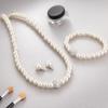3PCS/set Elegant Imitation Pearl Jewelry Set Simple Pearl Bracelet  Creative Gift