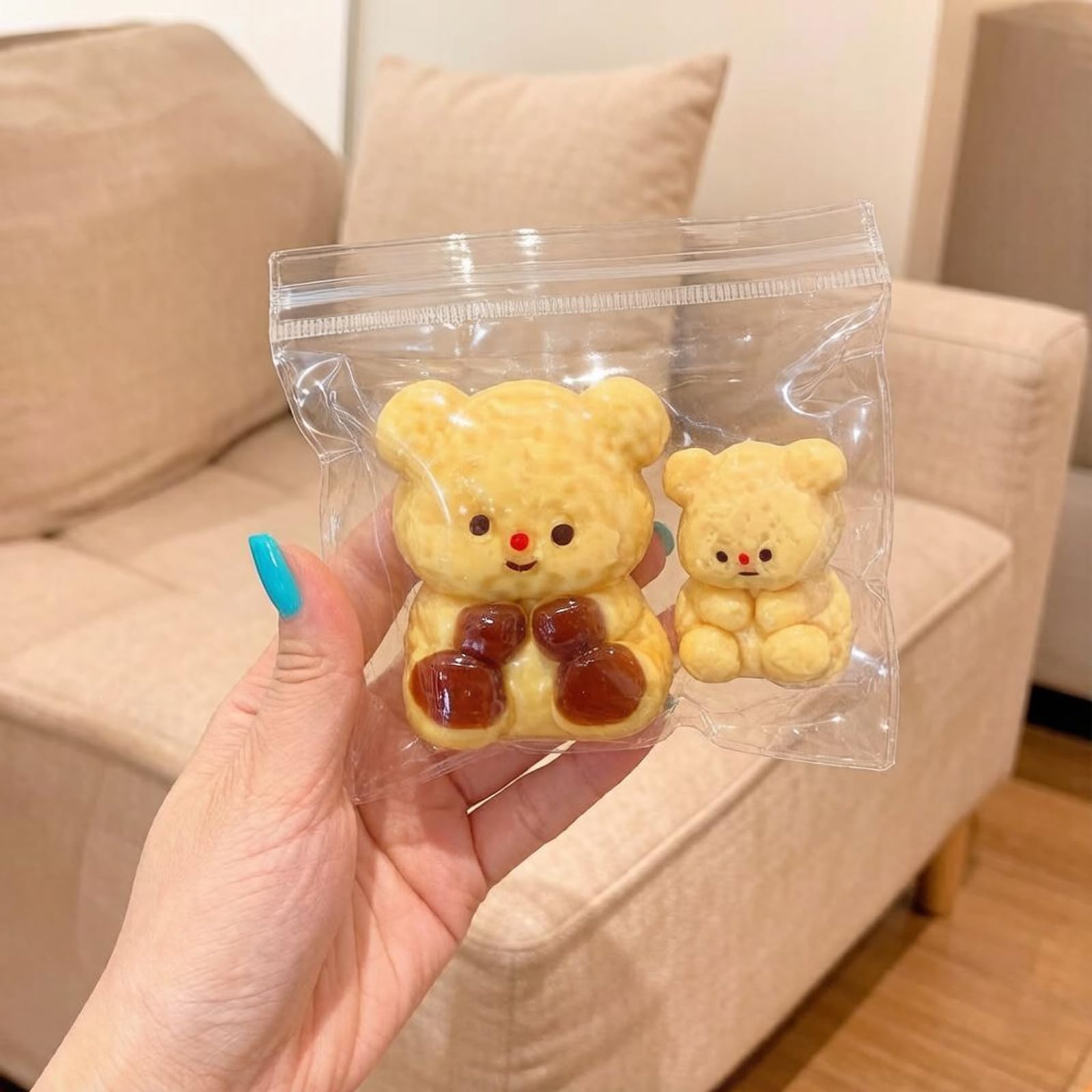

New Squeeze Squeeze Cake Stress Highly Soft to the Stretchable Sticky Ball Fun to Bounc and Perfect as a Party Favors or Stress Relief Loved by Kids
