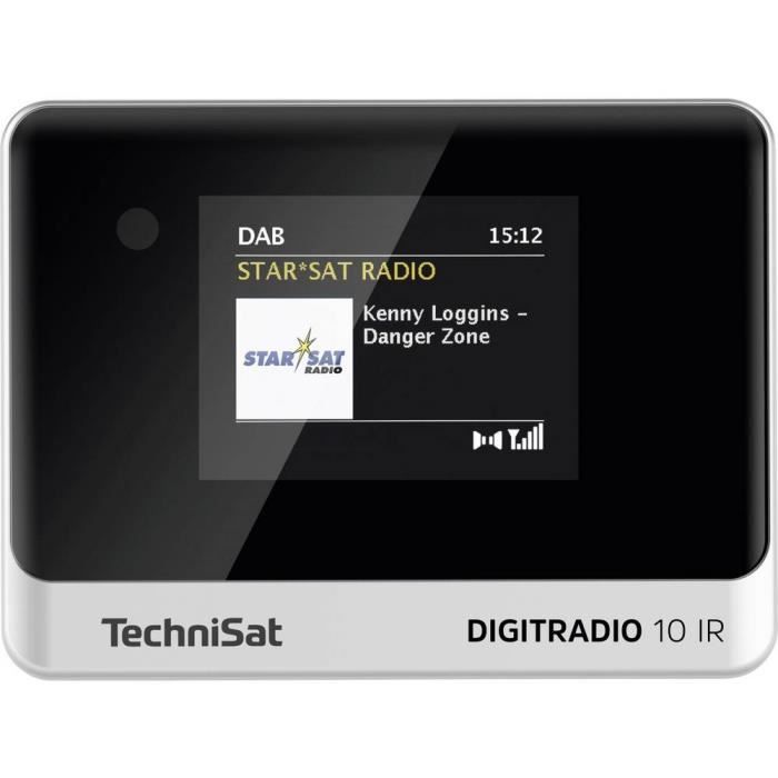 Radio de table Internet TechniSat DIGITRADIO 10 IR Bluetooth, DAB+, radio internet, FM, WiFi avec télécommande, Spotify