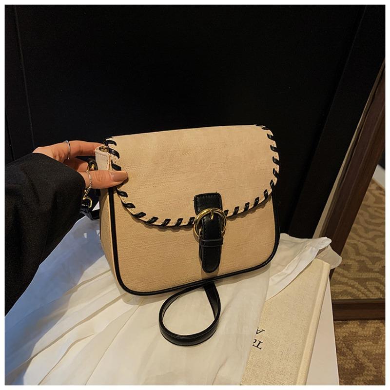 Frosted texture small bag women's spring new shoulder messenger bag work commuter bag