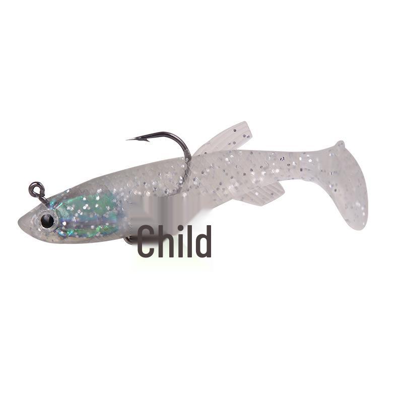 8.5CM/13g Soft T-Tail Single Hook Simulated Fish Lure – Fishing Gear