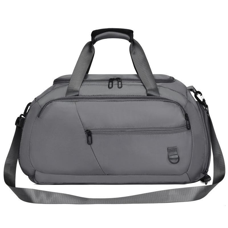 1Pc Stylish Large-capacity Fitness Bag, One-shoulder Portable Outdoor Oxford Cloth Travel Bag, Double Shoulder Short-distance Travel Travel Bag